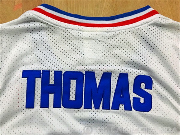 Camiseta Thomas #11 Detroit Pistons Blanco - Haga un click en la imagen para cerrar